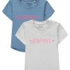 Esprit Kinder 2 PACK - T-Shirt Print - Bright Blue
