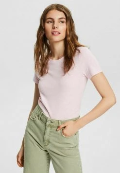 Esprit Damen T-Shirt Basic - Light Pink