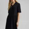 Esprit Damen Blusenkleid - Black