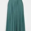 Esprit Damen PLISEE SKIRT - Faltenrock - Teal Blue