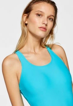 Esprit Damen OCEAN BEACH LOGO SWIMSUIT - Badeanzug - Turquoise -Esprit Verkäufe 2024 f3c1745752f045d9938601ff97226bad