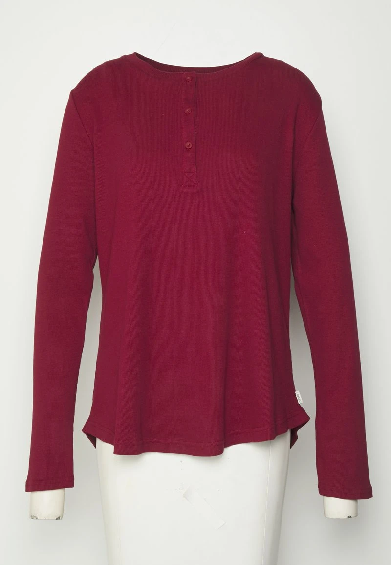 Esprit Damen CHECK COMBI LONGSLEEVE LONG PANTS - Nachtwäsche Set - Cherry Red 3 Esprit Damen CHECK COMBI LONGSLEEVE LONG PANTS - Nachtwäsche Set - Cherry Red