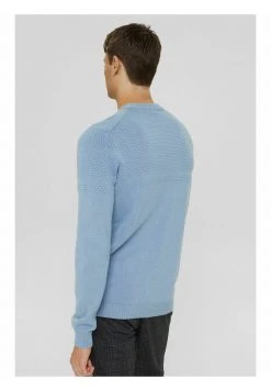 Esprit BUBBLE - Strickpullover - Light Blue | Herren -Esprit Verkäufe 2024 f54271b5a4b04e7e939e0f9b6e2e0f14
