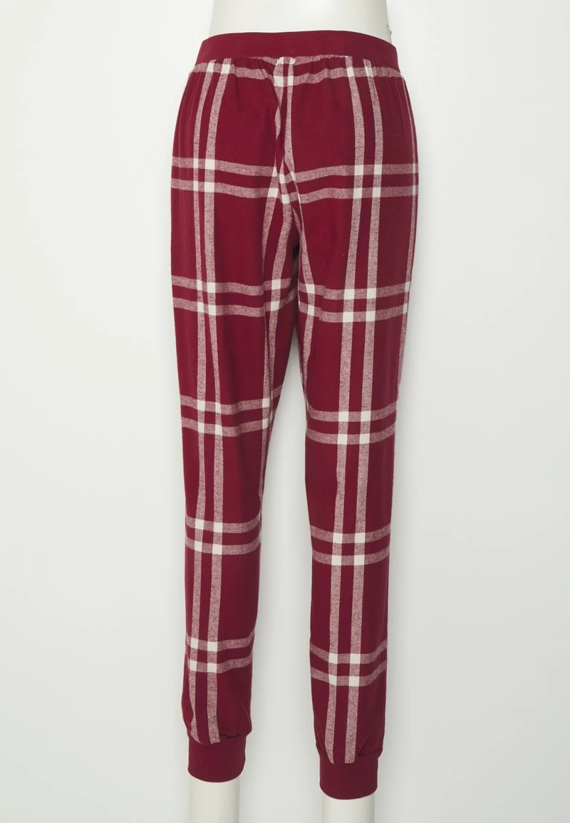 Esprit Damen CHECK COMBI LONGSLEEVE LONG PANTS - Nachtwäsche Set - Cherry Red 6 Esprit Damen CHECK COMBI LONGSLEEVE LONG PANTS - Nachtwäsche Set - Cherry Red – Bild 4
