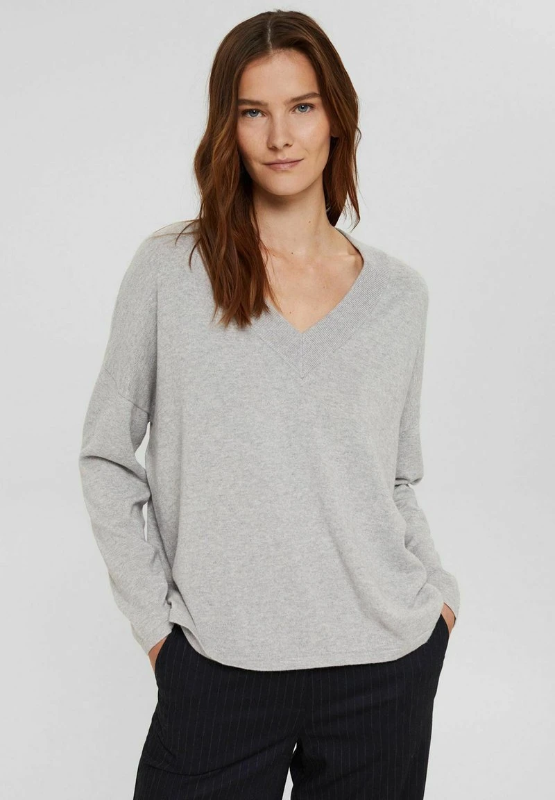 Esprit Damen Strickpullover - Light Grey 3 Esprit Damen Strickpullover - Light Grey