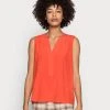 Esprit BLOUSE - Top - Orange Red | Damen