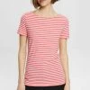 Esprit Damen MIT STREIFENMUSTER - T-Shirt Print - Coral Red -Esprit Verkäufe 2024 f65f5e3e91f34b169c7ee0fc8a65d428
