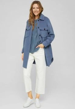 Esprit HENLEY - Bluse - Grey Blue | Damen -Esprit Verkäufe 2024 f75adc458f564805b168183c1538c231