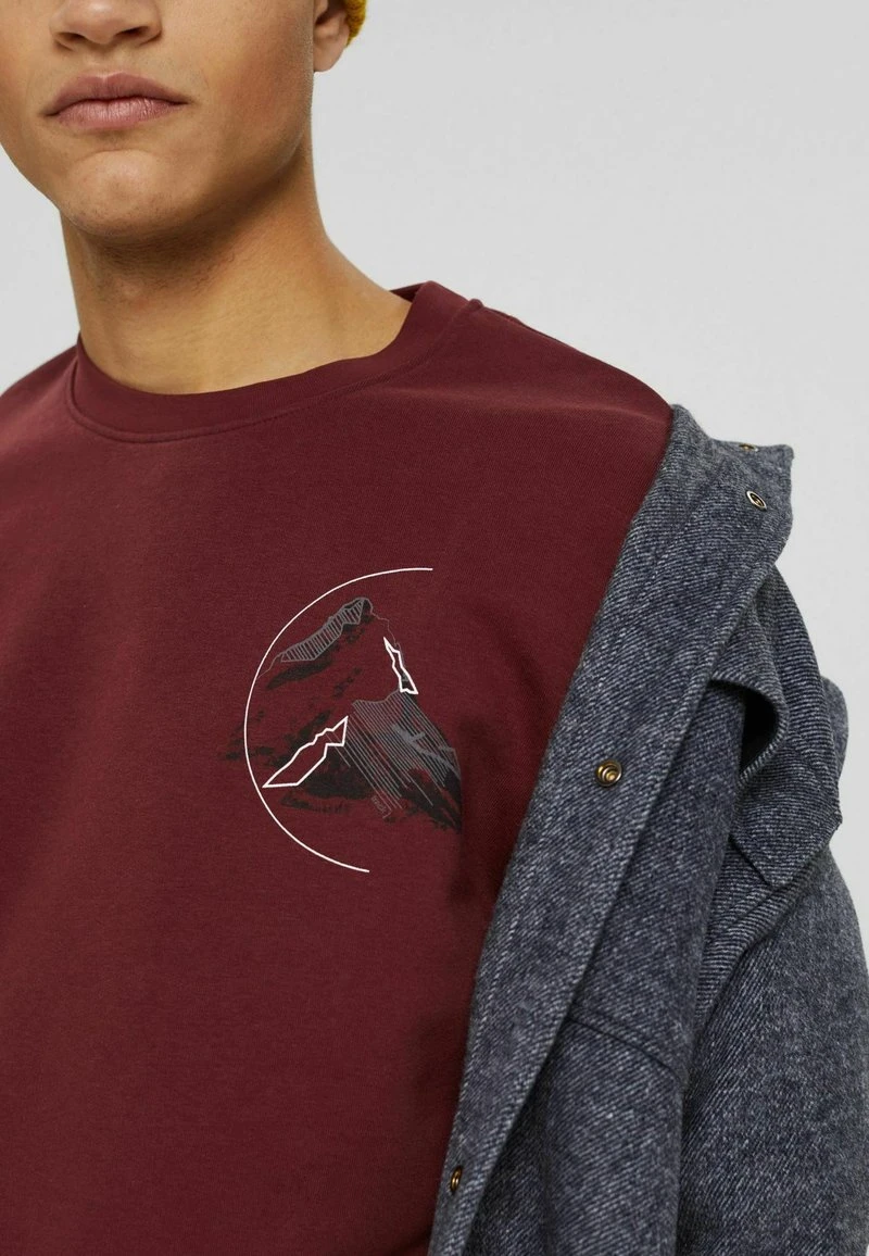 Esprit Herren Sweatshirt - Bordeaux Red 6 Esprit Herren Sweatshirt - Bordeaux Red – Bild 4