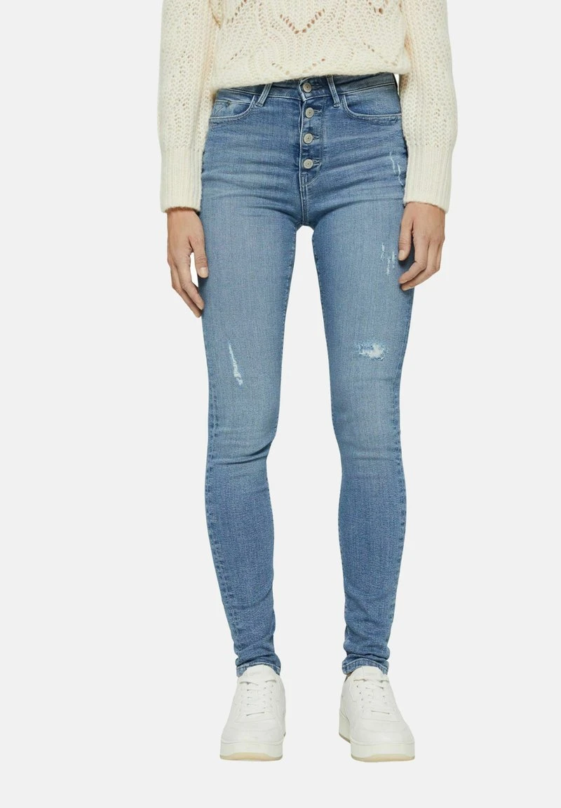 Esprit Damen Jeans Skinny Fit - Blue Light Wash 6 Esprit Damen Jeans Skinny Fit - Blue Light Wash – Bild 4