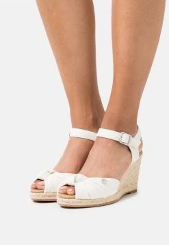 Esprit Damen WEDGE - High Heel Sandalette - Offwhite