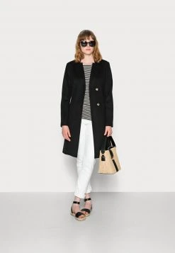 Esprit Damen STRIPES TURNUP - Langarmshirt - Black -Esprit Verkäufe 2024 f8b975d5c2474412a108f70c16f9a234