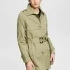 Esprit Damen KURZER - Trenchcoat - Light Khaki -Esprit Verkäufe 2024 f8eff109005a4344b8a9986b7080fb25
