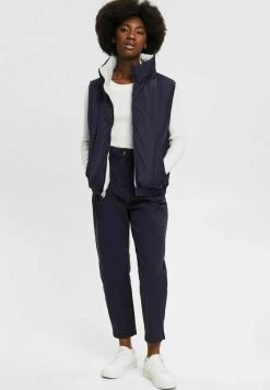 Esprit Damen PANTS WOVEN - Chino - Navy -Esprit Verkäufe 2024 f9f6dc9f87314a08bfbb51f0825353b5