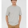 Esprit Herren T-Shirt Basic - Light Grey -Esprit Verkäufe 2024 fa514bff4302484ab0ce7257f46b2b4c