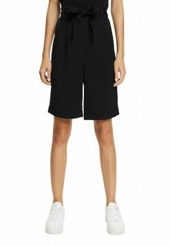 Esprit MIT BUNDFALTEN - Shorts - Black | Damen -Esprit Verkäufe 2024 fb8384b376594959a46f49aaba7c21df