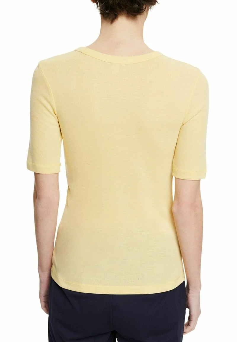 Esprit Damen T-Shirt Basic - Dusty Yellow 8 Esprit Damen T-Shirt Basic - Dusty Yellow – Bild 6