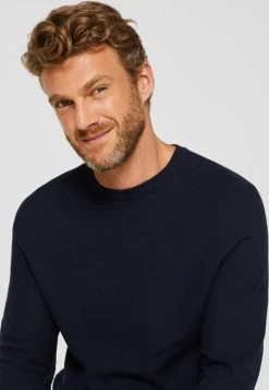 Esprit Herren HONEYCOMB - Strickpullover - Navy -Esprit Verkäufe 2024 fbf41cbb02b048f987bf2d32489c7ffe