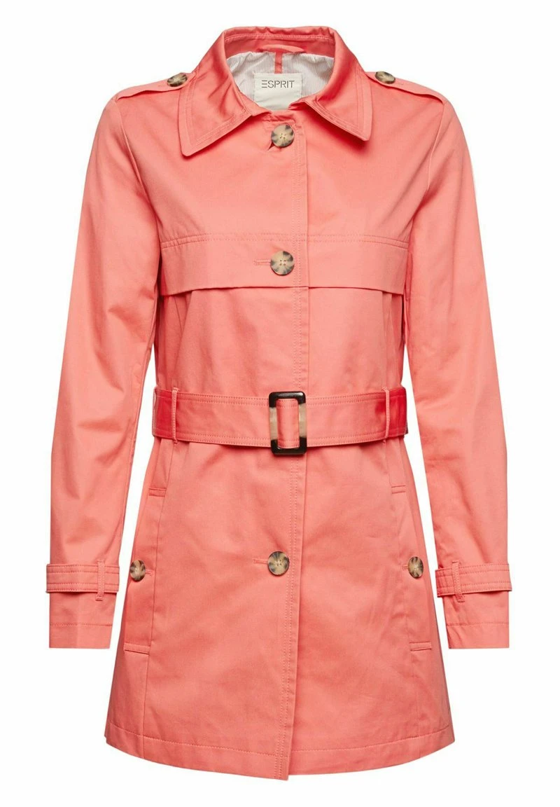 Esprit Damen KURZER - Trenchcoat - Coral 10 Esprit Damen KURZER - Trenchcoat - Coral – Bild 8