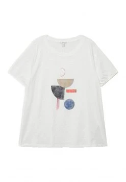 Esprit CURVY - T-Shirt Print - Off White | Damen