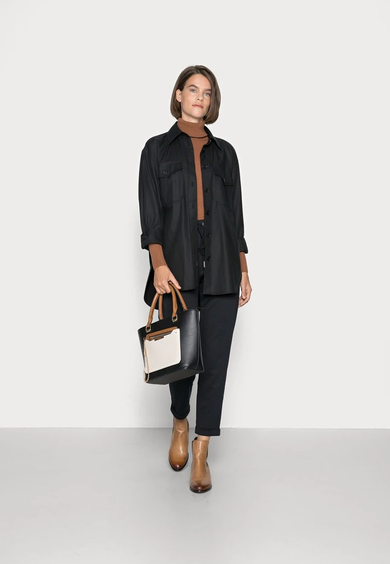 Esprit Damen PIQUE JOGGER - Stoffhose - Black 4 Esprit Damen PIQUE JOGGER - Stoffhose - Black – Bild 2