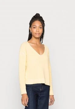 Esprit Damen STITCH - Strickpullover - Pastel Yellow