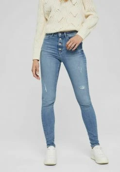 Esprit Damen Jeans Skinny Fit - Blue Light Wash