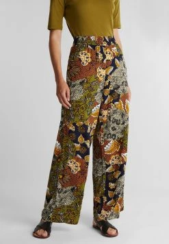 Esprit Damen Stoffhose - Olive