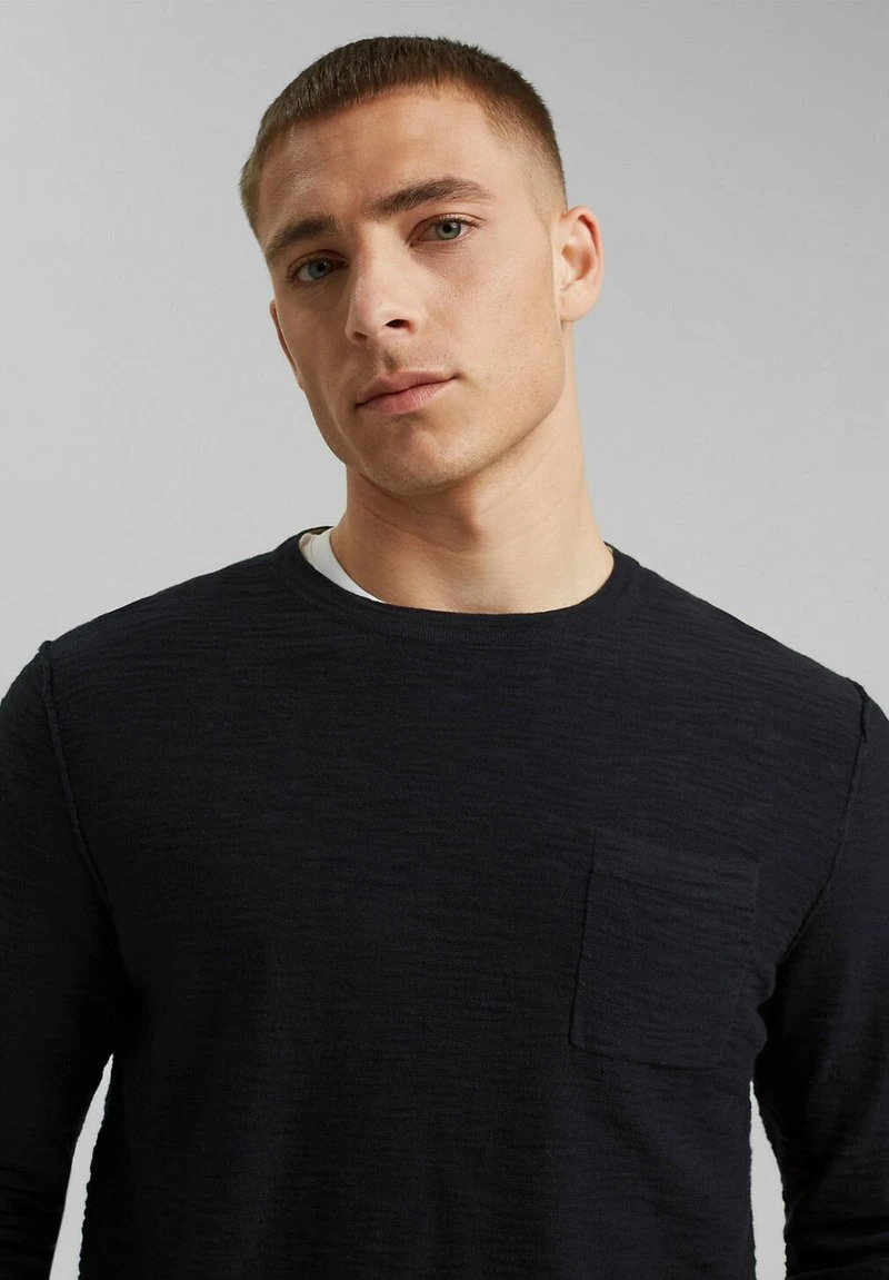 Esprit Herren Langarmshirt - Black 6 Esprit Herren Langarmshirt - Black – Bild 4