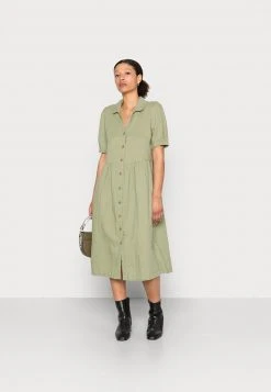 Esprit Damen DRESSES LIGHT WOVEN - Blusenkleid - Light Khaki -Esprit Verkäufe 2024 ff41210d49c74aaba6fb89cf1a87c70f